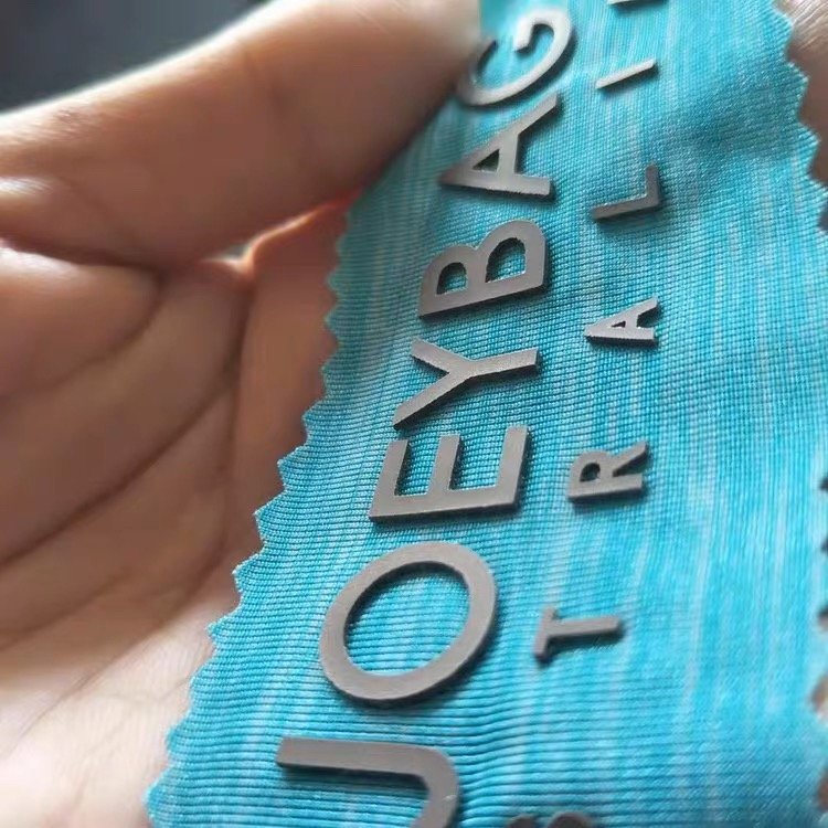 Custom 3D Silicone Printed Embossed PVC Rubber Vinyl Clothing Labels Iron-On Patches Sticker Designs for T-Shirts & Clothes