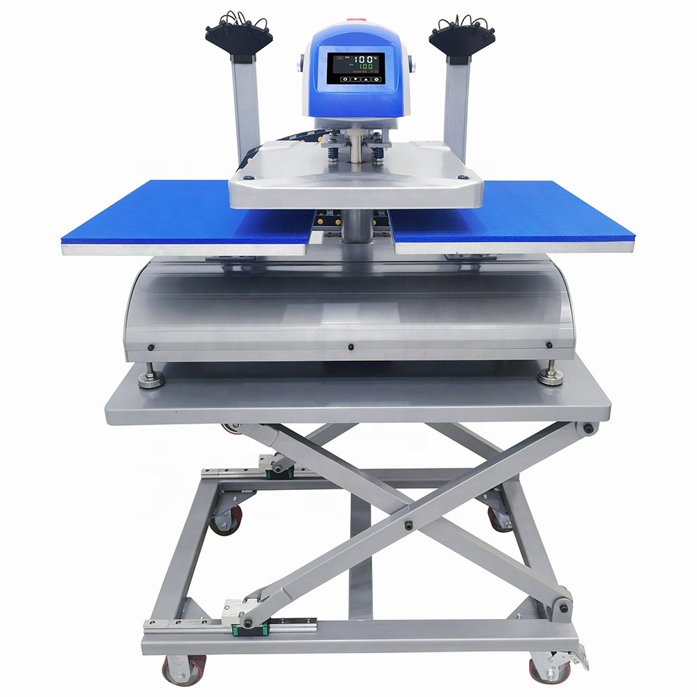 40x50cm Double Head Automatic Electric Transfer Machine For Business Tshirts