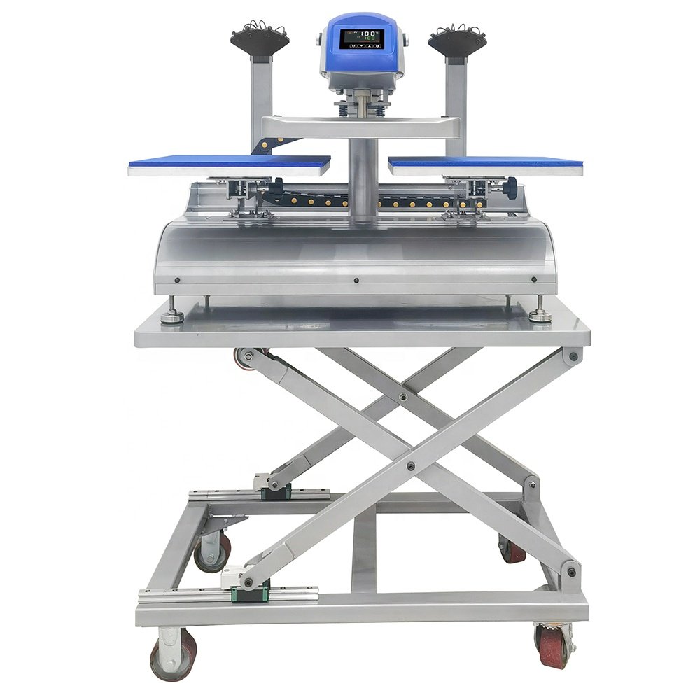 40x50cm Double Head Automatic Electric Transfer Machine For Business Tshirts