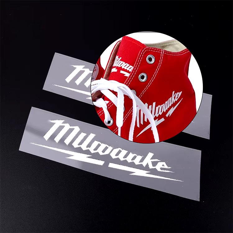 Wholesale Custom Brand Iron On Heat Transfer Printing Letters Vinyl Main Labels for Sports Shoes
