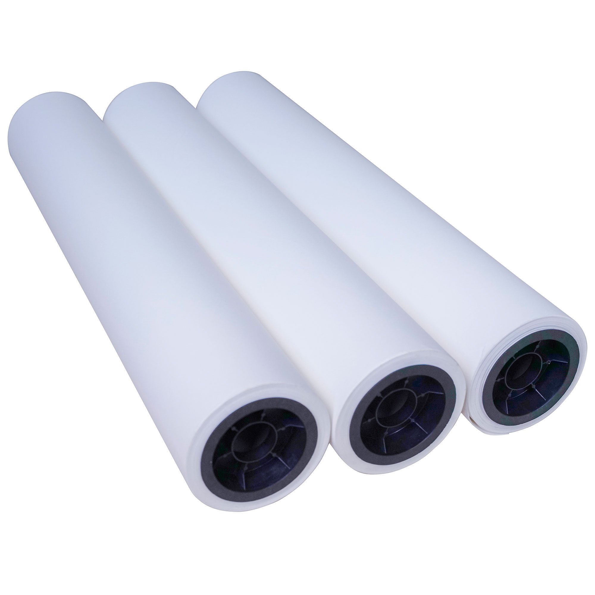 Wholesale 52gsm 64in x 3280ft Dye Sublimation Paper Roll for Heat Press Transfer Printing 3in Core for T-shirt Printing US Stock