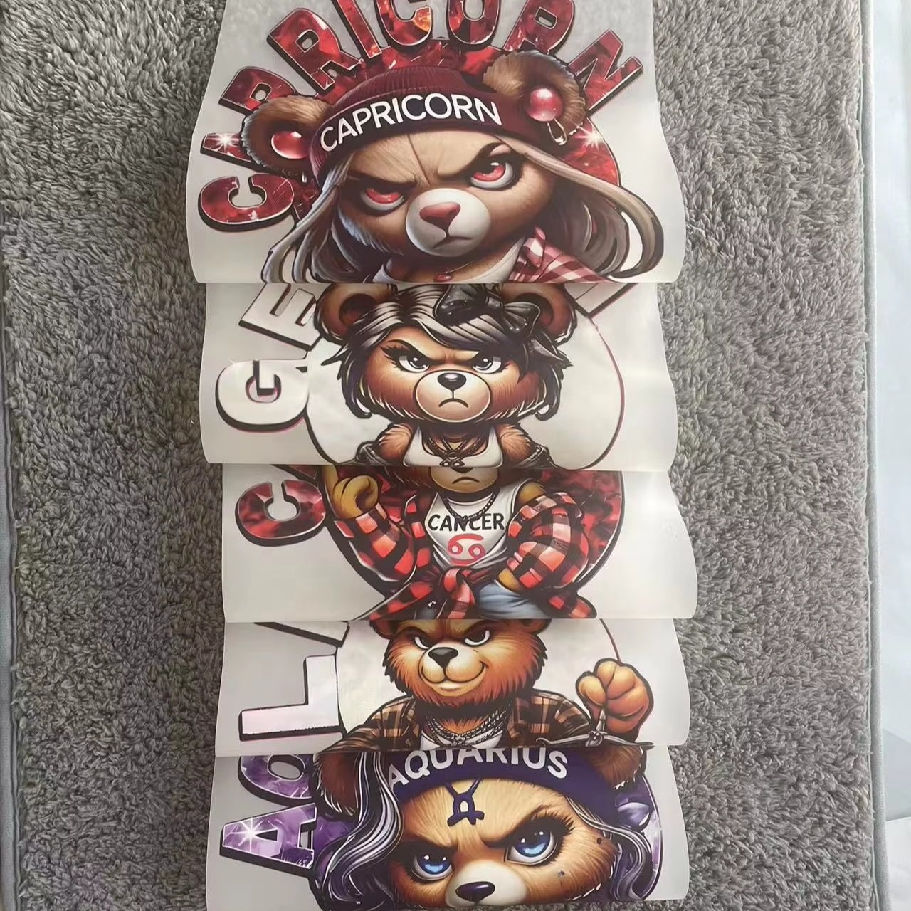 custom Black girl Digital printing for clothes vinyl DTF print transfer durable sublimation heat transfer printed
