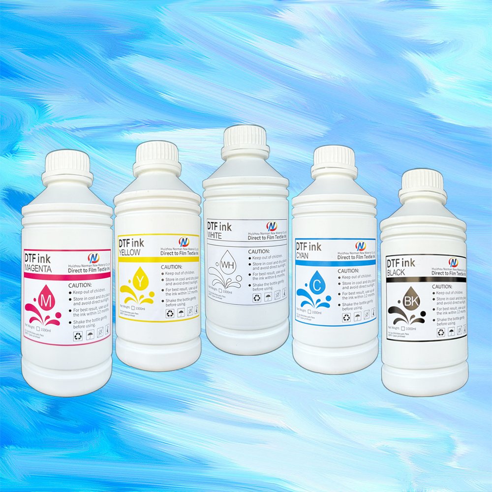 Premium DTF Ink and Film for Digital Printing Bright Colors, Fast Drying, Cold/Hot Peel, Ideal for T-Shirt Transfers