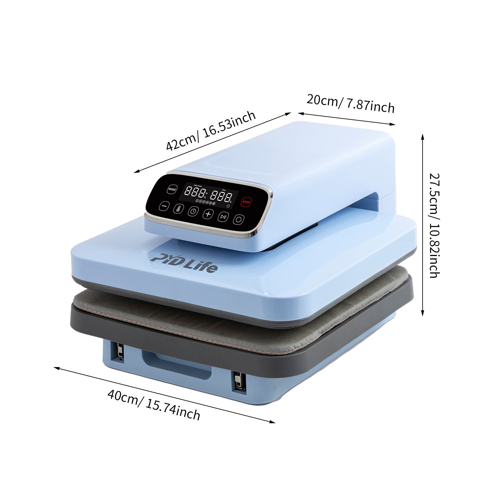 PYD Life USA Automatic DTF Printing Transfer Press Sublimation Auto Open Heat Press Machine For T-Shirts