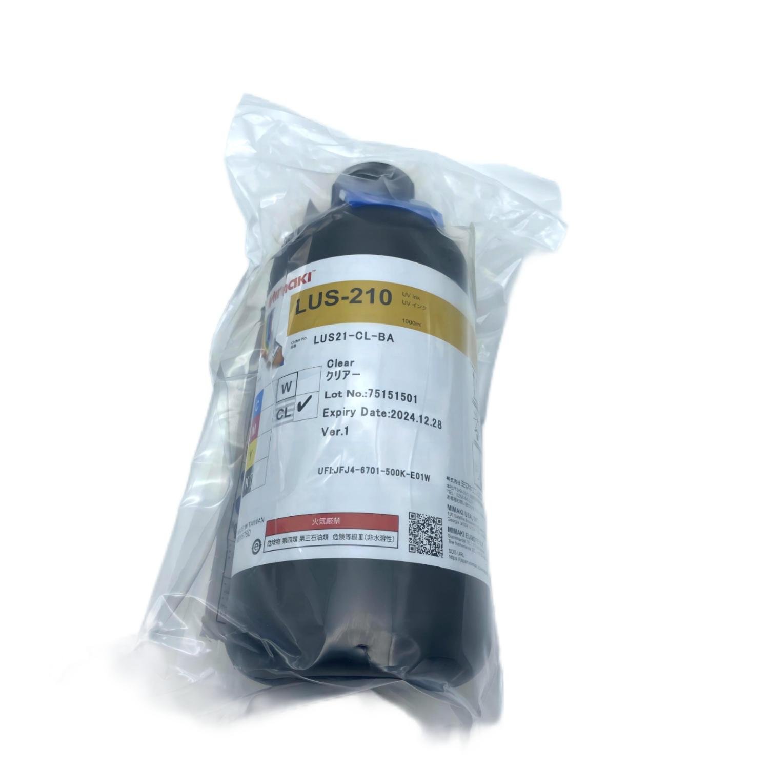 Hot sale Mimaki Original LUS-210 UV Ink For UJV100-160 Roll to Roll Printing Inks