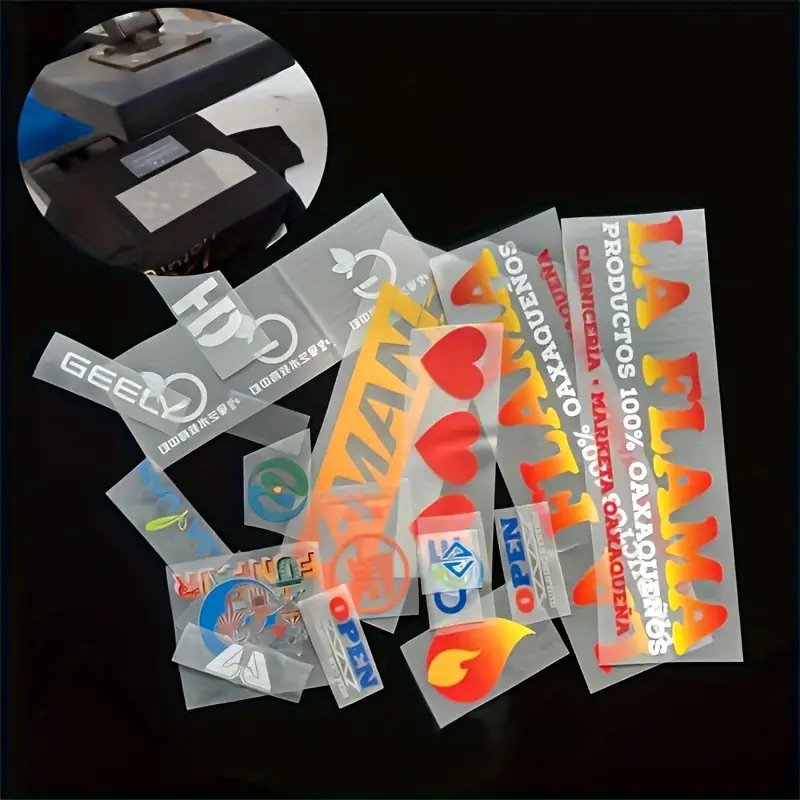 Customization Fashion Washable T-shirt Heat Transfer Printing PET Film Heat Transfer Printing