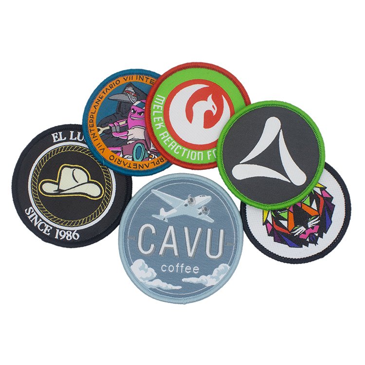 Badges Manufacture Custom Dye Sublimation Heat Transfer Cartoon Embroidered Logo Patches for Clothing