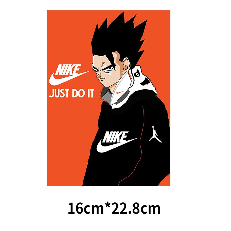 wholesale high quality t-shirt transfer printing,iron on Japan cartoon design printing sticker
