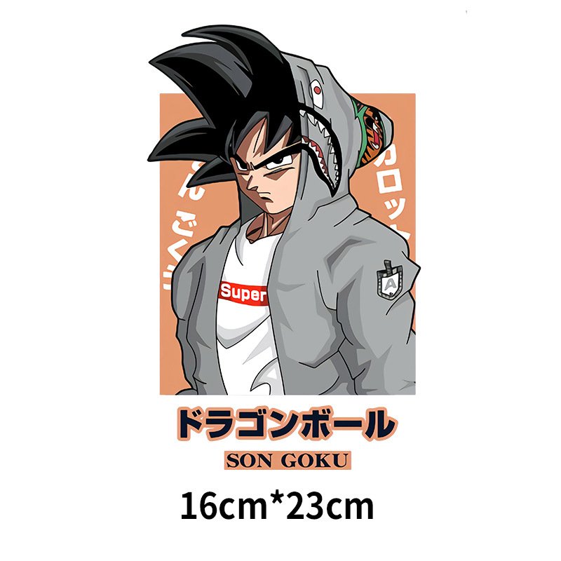 wholesale high quality t-shirt transfer printing,iron on Japan cartoon design printing sticker