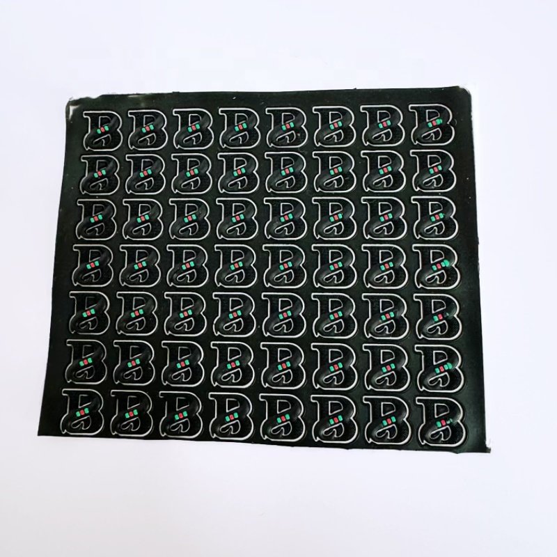 custom 3d Rubber Silicone Logo Sheet Heat Transfer Prints For T Shirts