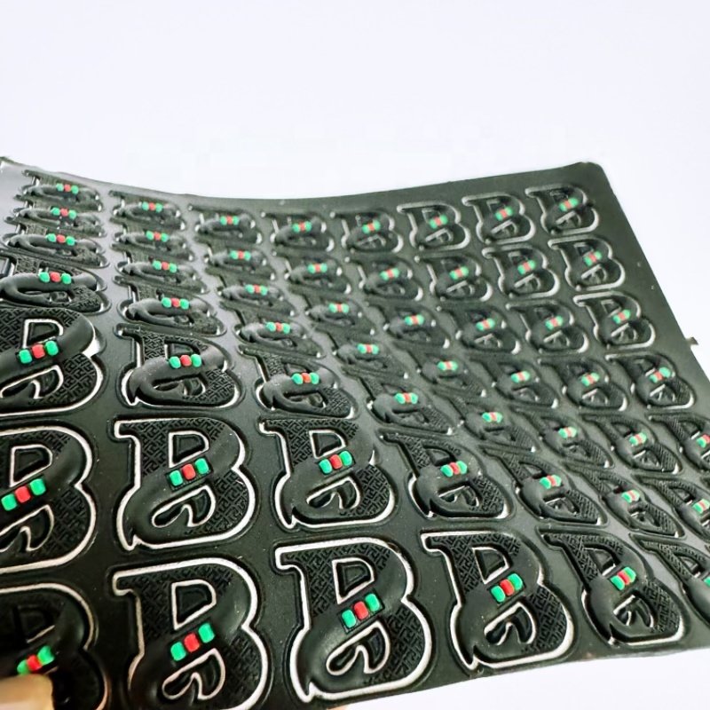 custom 3d Rubber Silicone Logo Sheet Heat Transfer Prints For T Shirts