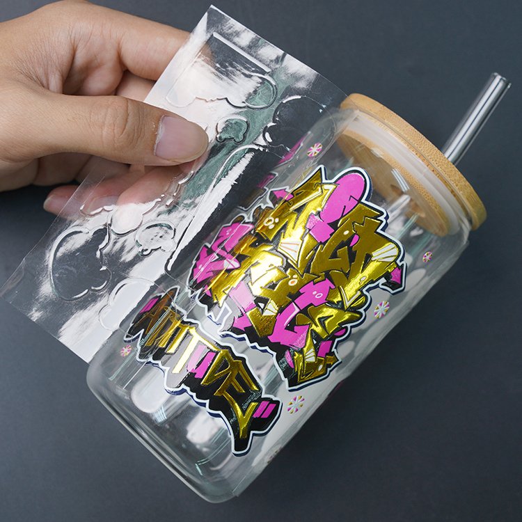 High Quality Wholesale Hot Sale 6000 New Design Waterproof uvdtf Cup Wraps 3D Transfer Label Stickers