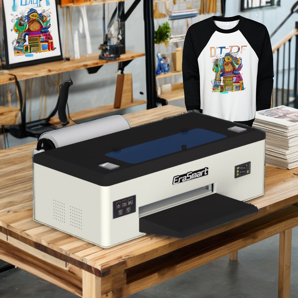 Erasmart A3 DTF Printer Direct to Film Heat Transfer Printing Machine for Printing Garments