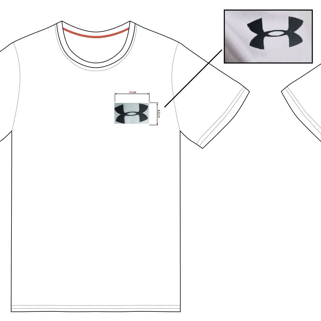 Factory Direct Custom Heat Transfer Printing Trademark for Clothing