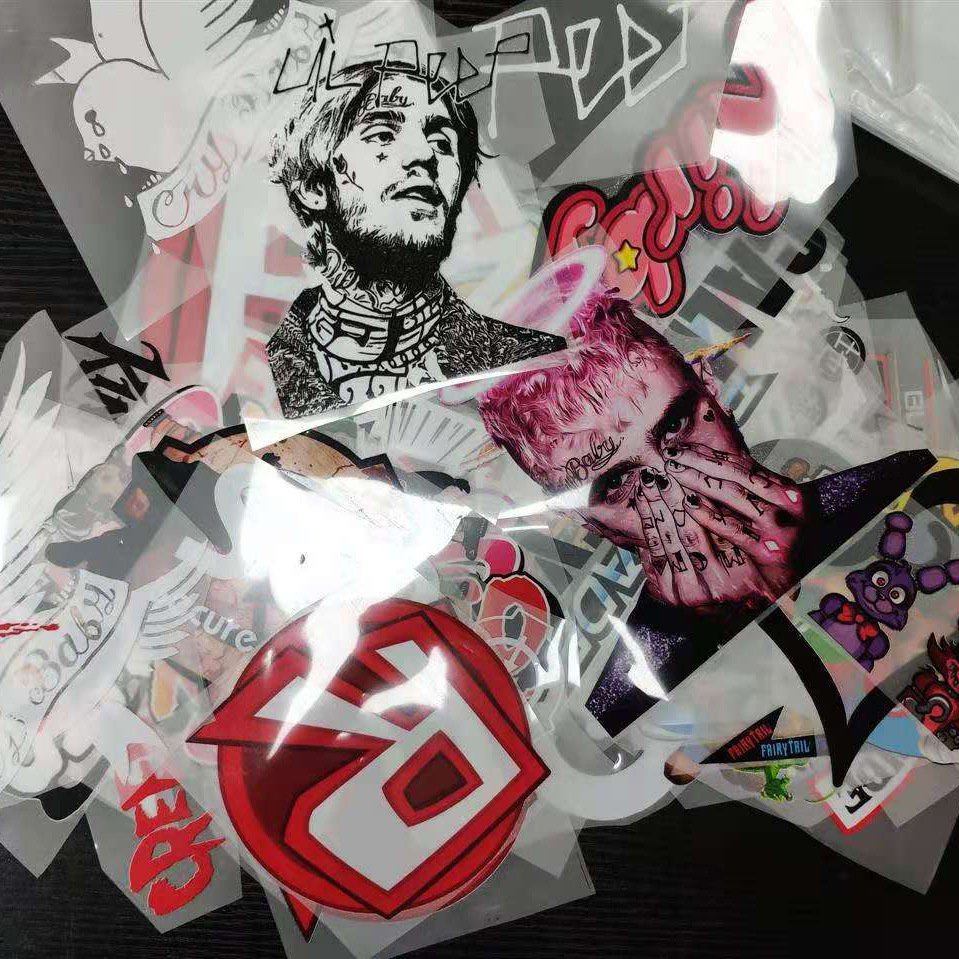 Factory Custom Dtf Transfers Heat Transfer Designs Ready to Press Logo Film Iron On Sticker Heat Transfer Prints On Garments