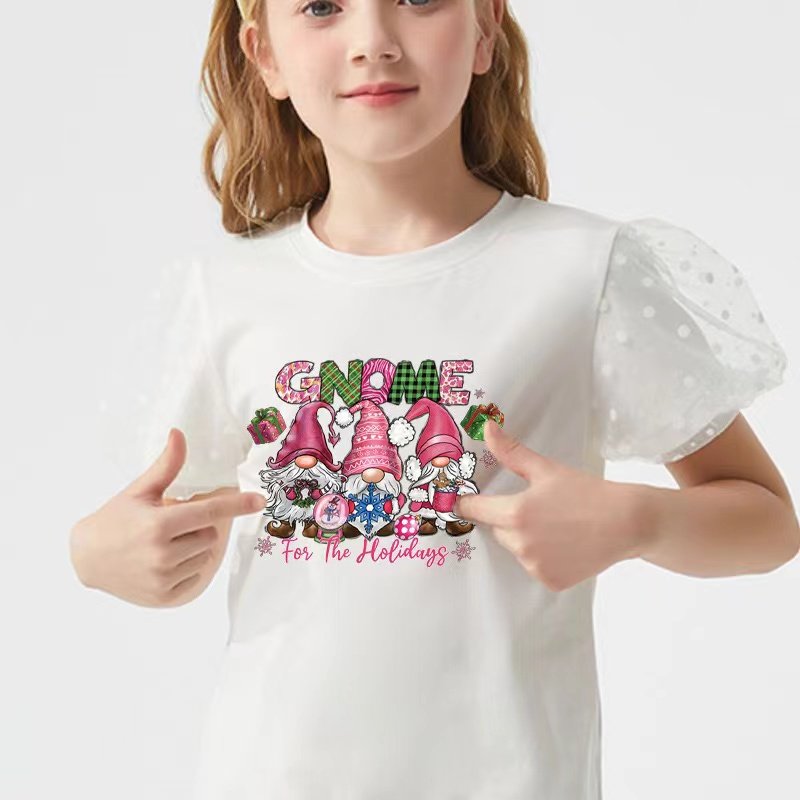 Christmas dtf transfers stickers Wholesale Custom Design T-shirts Hoodies iron on Heat Ready to Press transfers printing