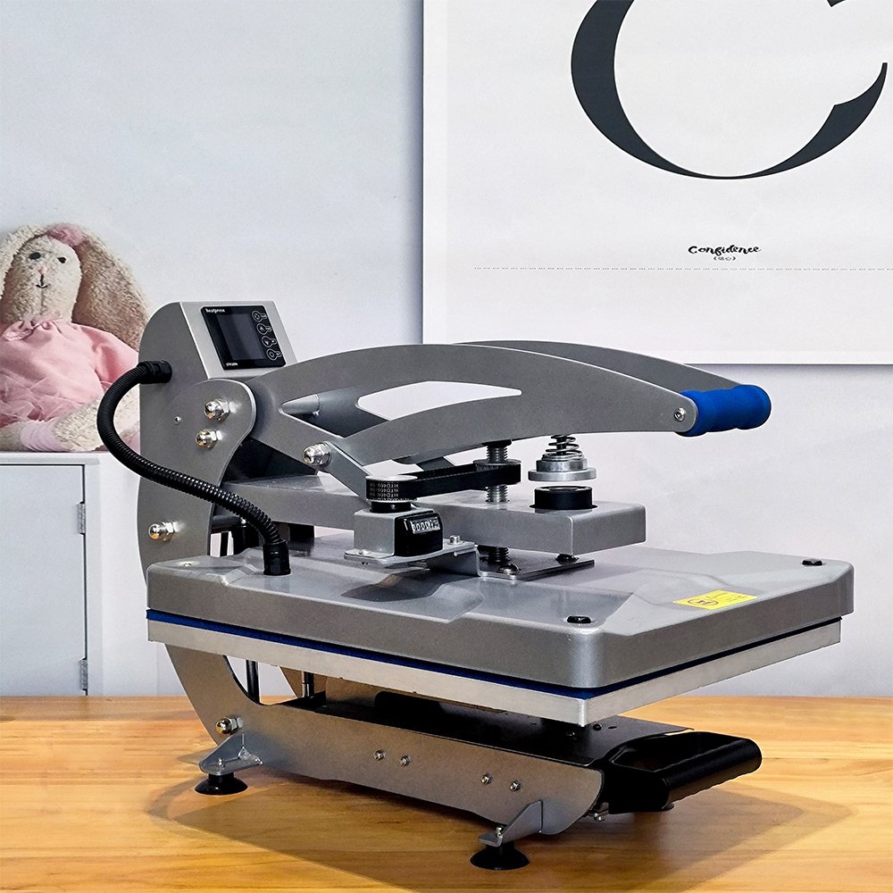 16x20 Air Shock Slide Drawer Semi Auto Open Sublimation T shirt Transfer Printing Heat Press Machine