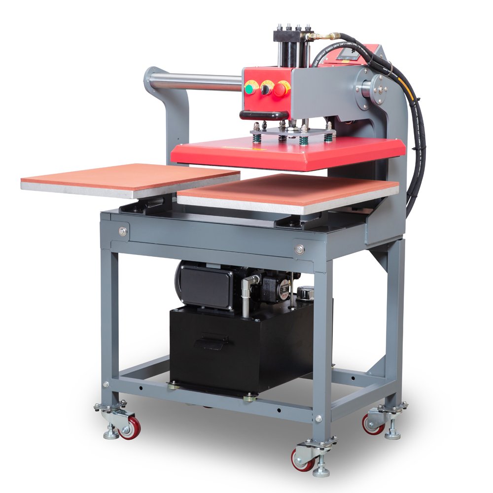 A New Design Up-Slide Pneumatic Double Stations Heat Press Machine for T shirt