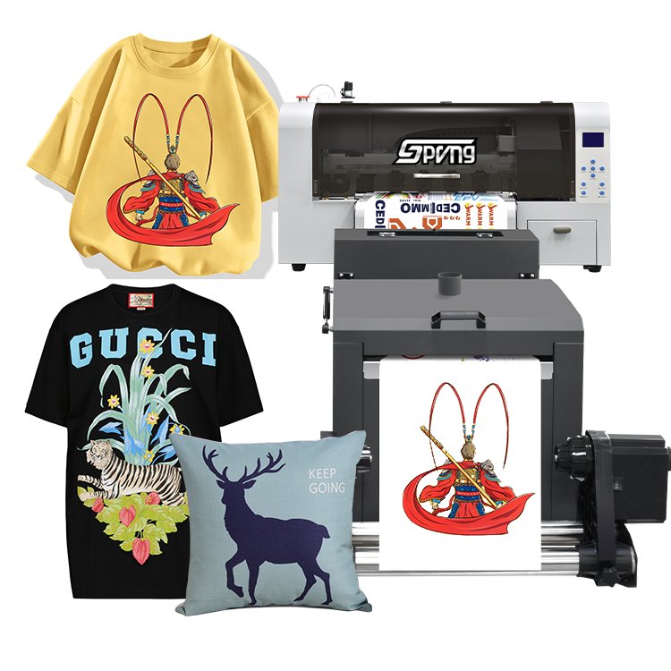 Spring a3 dtf printer 30 cm with shaker in China factory printing machine for t shirt hot sale