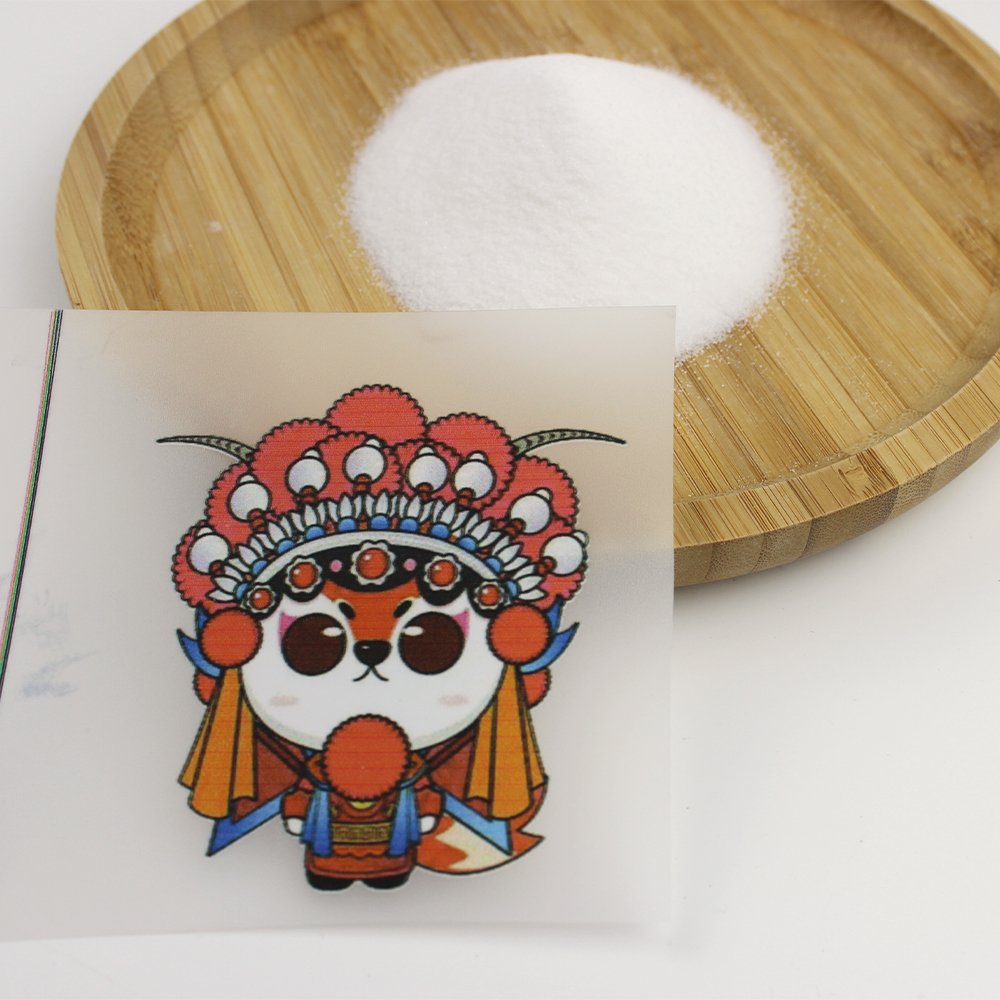 China Factory Good Performance White TPU Powder for Textile Cloths for Transfer Printing