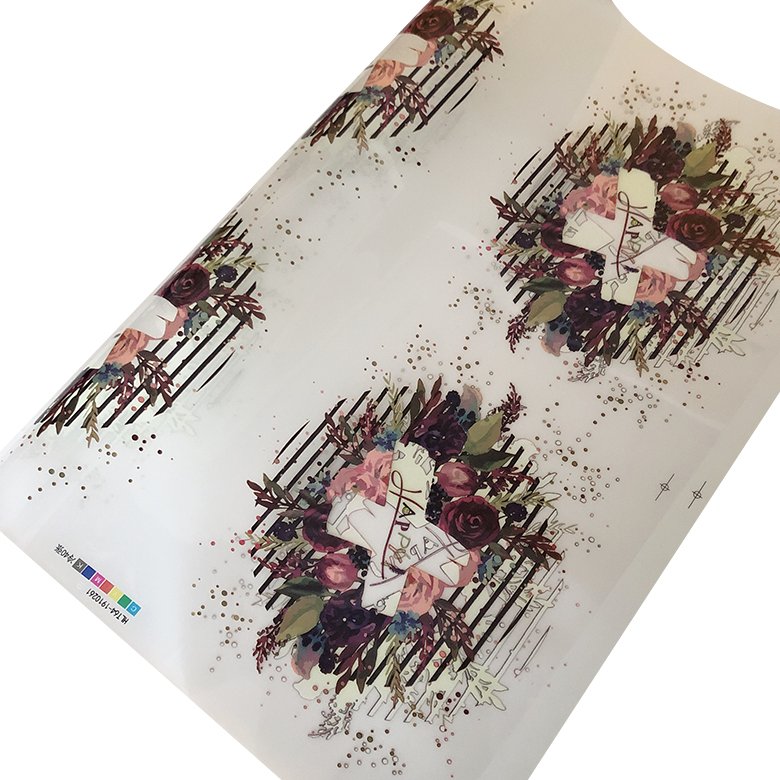 Iron on screen print label custom heat transfer printing for t shirts
