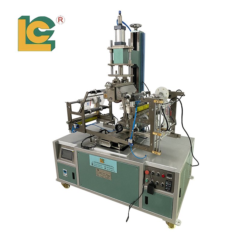 LC Brand Cylindrical Curved Heat Transfer Printing Machine for Plastic Bucket Paint Bucket with PLC Control Letterpress