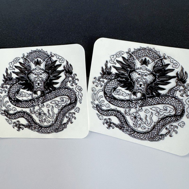 Factory Custom heat press sticker 3d silicone heat transfer printing labels for clothing