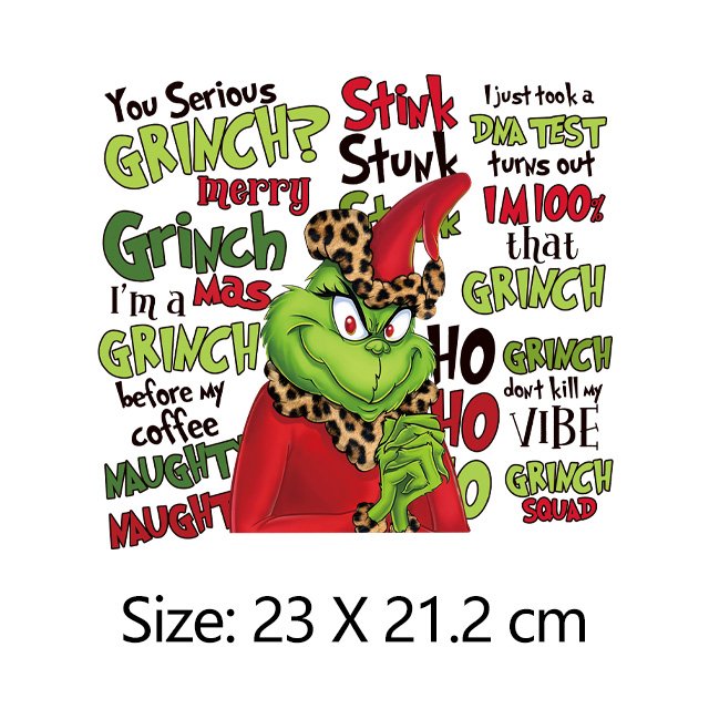 Small MOQ ready to ship new designs Christmas printing dtf heat transfer print for shirts