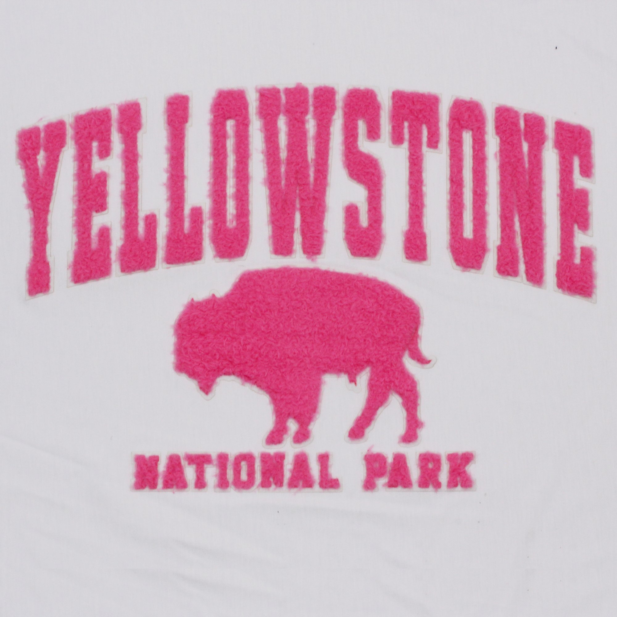 EYD Stock Colorful Design Heat Press Chenille Transfer DTF Heat Transfer Printing For Logo T-shirt