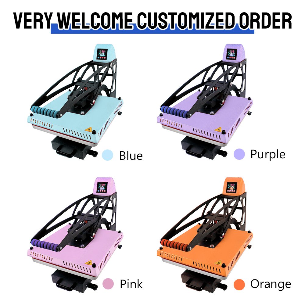 Xingyan Auto-open Magnetic Heat Press with Drawer 38*38 cm T-shirt Transfer Printing Heat Press Machine