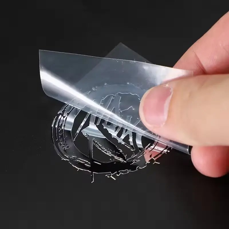 Manufacturer Custom Metal Transparent Transfer Uv Stickers Printed Gold Logo Pressed 3d Label Sticker Printing