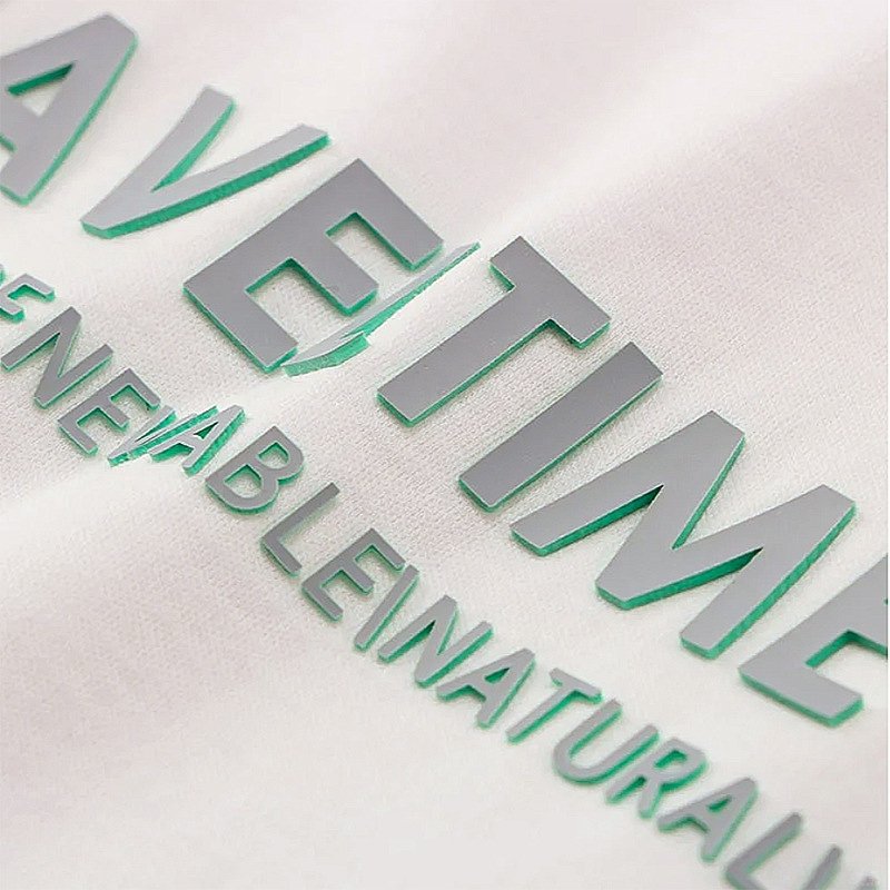 Raised Brand Logo Printing High Density 3 D Silicone Print Clothing Garment Labels 3D Logo Pvc Rubber Heat Transfers Silicone