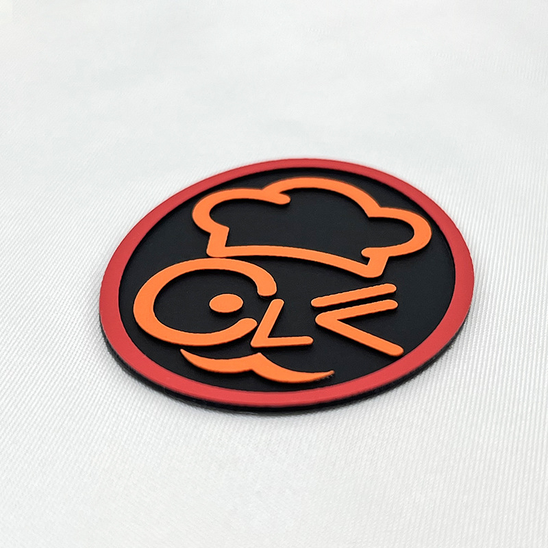 Raised Brand Logo Printing High Density 3 D Silicone Print Clothing Garment Labels 3D Logo Pvc Rubber Heat Transfers Silicone