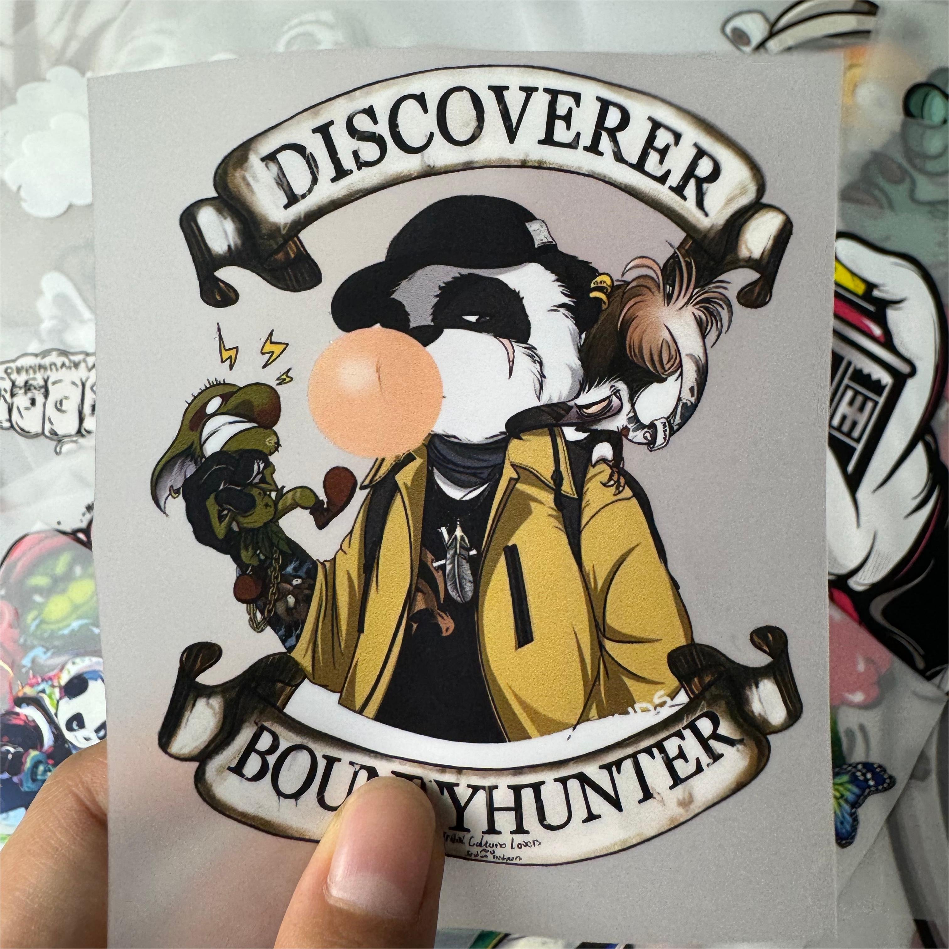 Wholesale High Quality Cool Bear Logo Screen Printing Transfer DTF Heat Transfer for T-Shirts and Clothing
