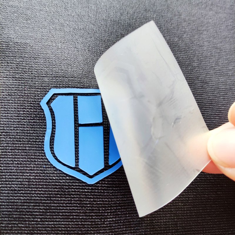 3D silicone clothing label sticker heat press transfer vinyl custom screen print transfers rubber logo label