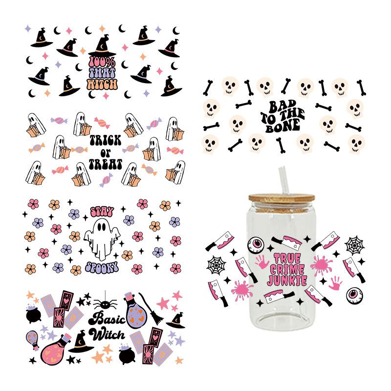 2024 Hot Sale Cute Custom Logo Uv Dtf Cup Wrap Transfers Glass Ship Transfer Printing Uv Transfer And Dtf Sticker