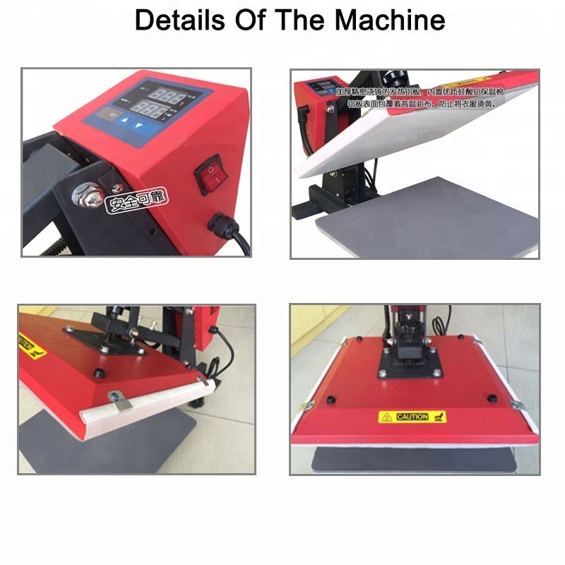 15x15Inch Tabletop Textile T-shirts Heat Transfer Press Printing Machine unit