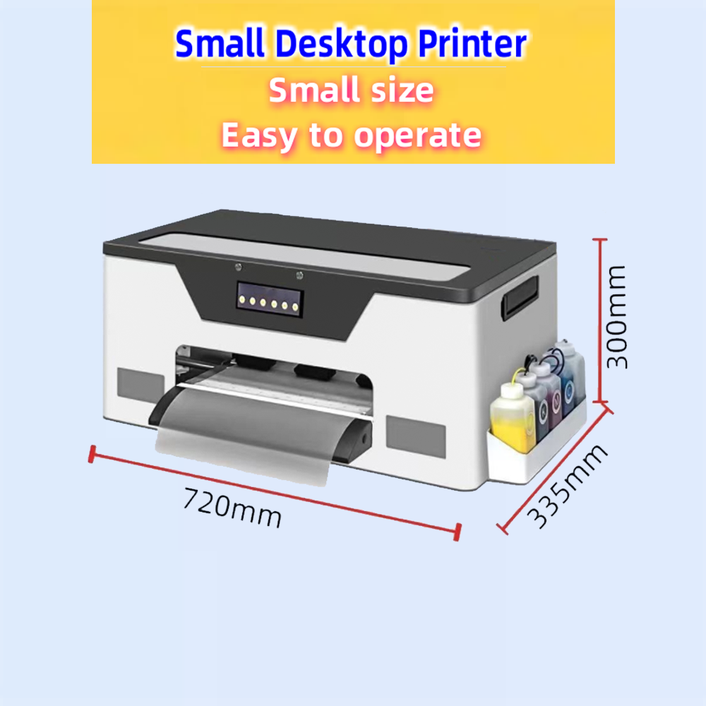 Single Print Head A3 DTF Printer XP600 30cm With Shaker and Dryer Oven For Film T-shirt Heat Transfer Printing Machine
