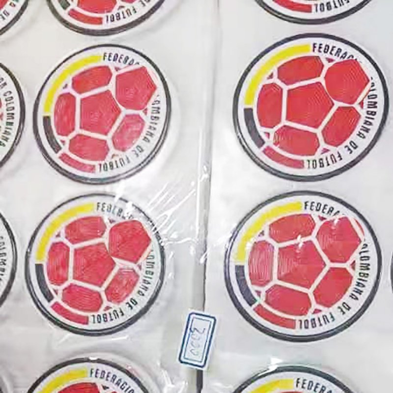 PVC Embossed Heat Transfer Label Sticker Pp Bag Garment Labels for Clothing 3D Eco-friendly Animal Pattern Lion Logo Customized