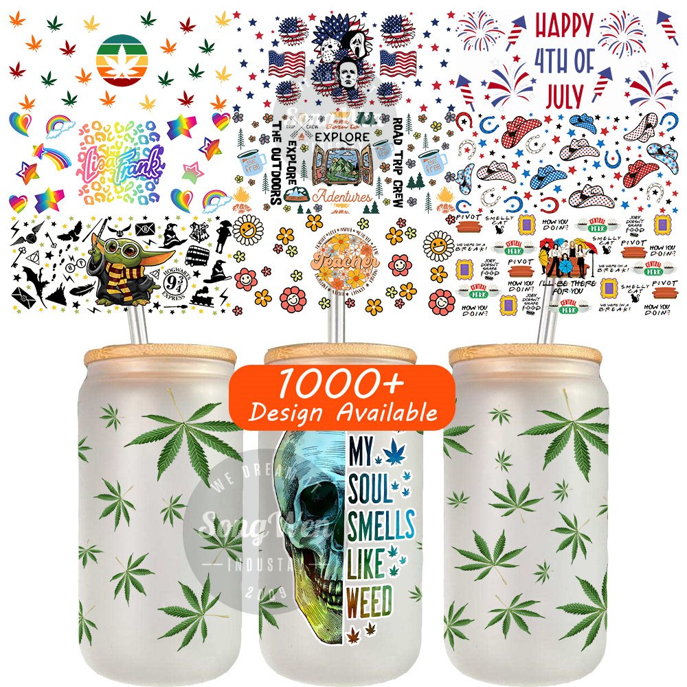 label waterproof uv dtf cup wrap transfers sticker uv dtf cup wrap transfers 16oz halloween uv dtf cup wraps transfers
