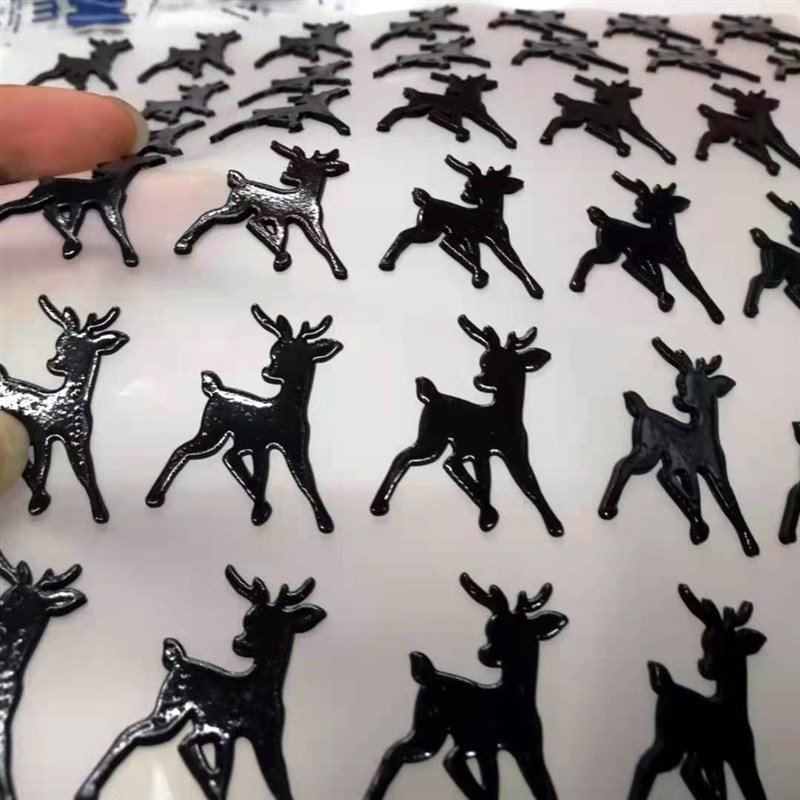 Promotional excellent good quality vinyl sheets silicone rubber heat transfer sticker