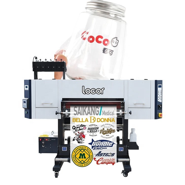 Locor A3 Size AB Film 30cm UV DTF Printer cold label sticker UV transfer film printer printing machine
