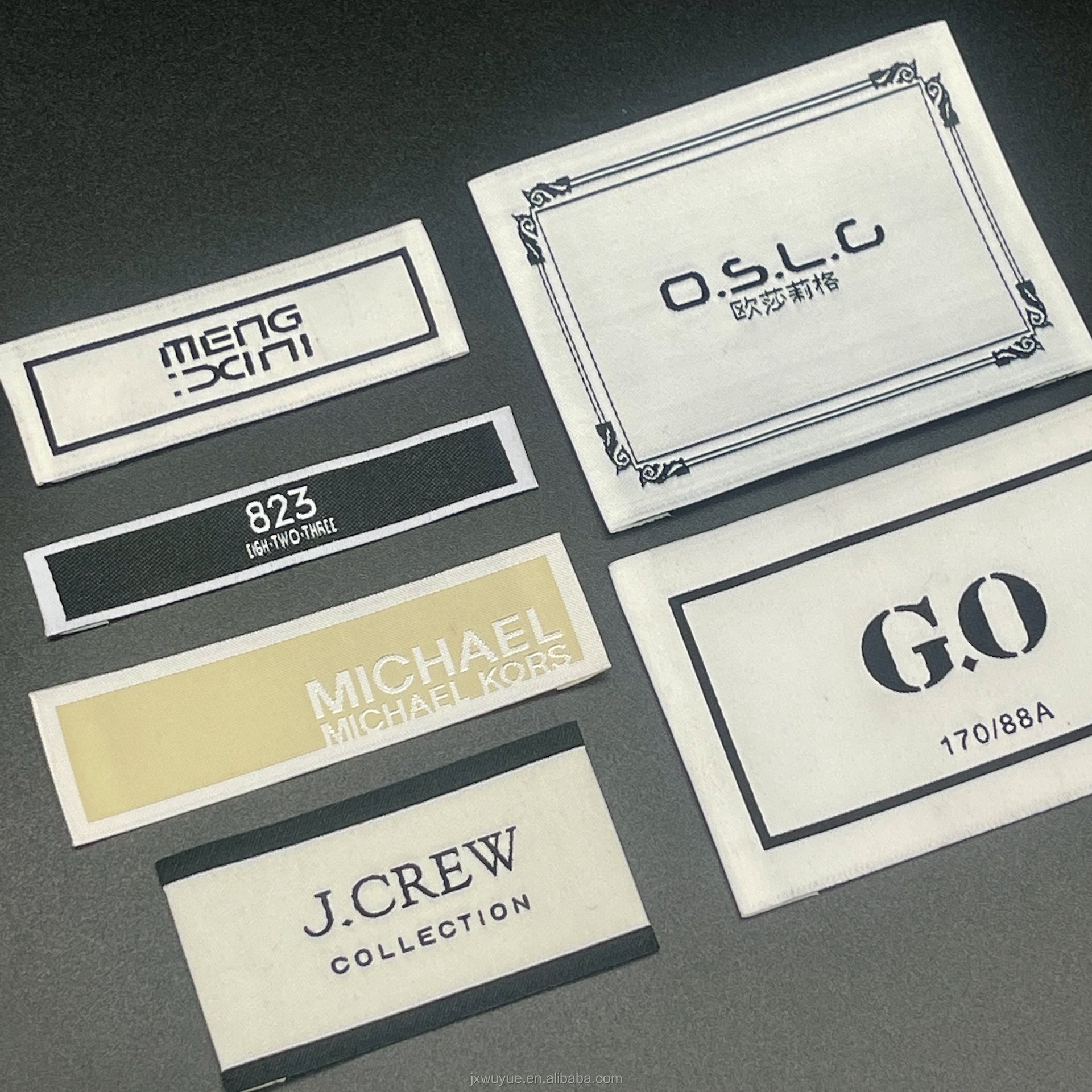 White Label Washable Clothing Neck Screen Garment Label Price Tag Clothing Label For Garments