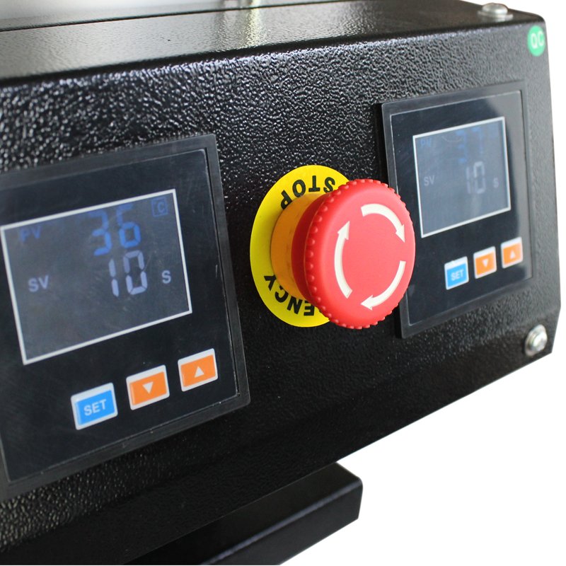20 ton High Pressure Automatic Heat Press Pneumatic Hydraulic Dual Heating Plate Press Machine Wholesale
