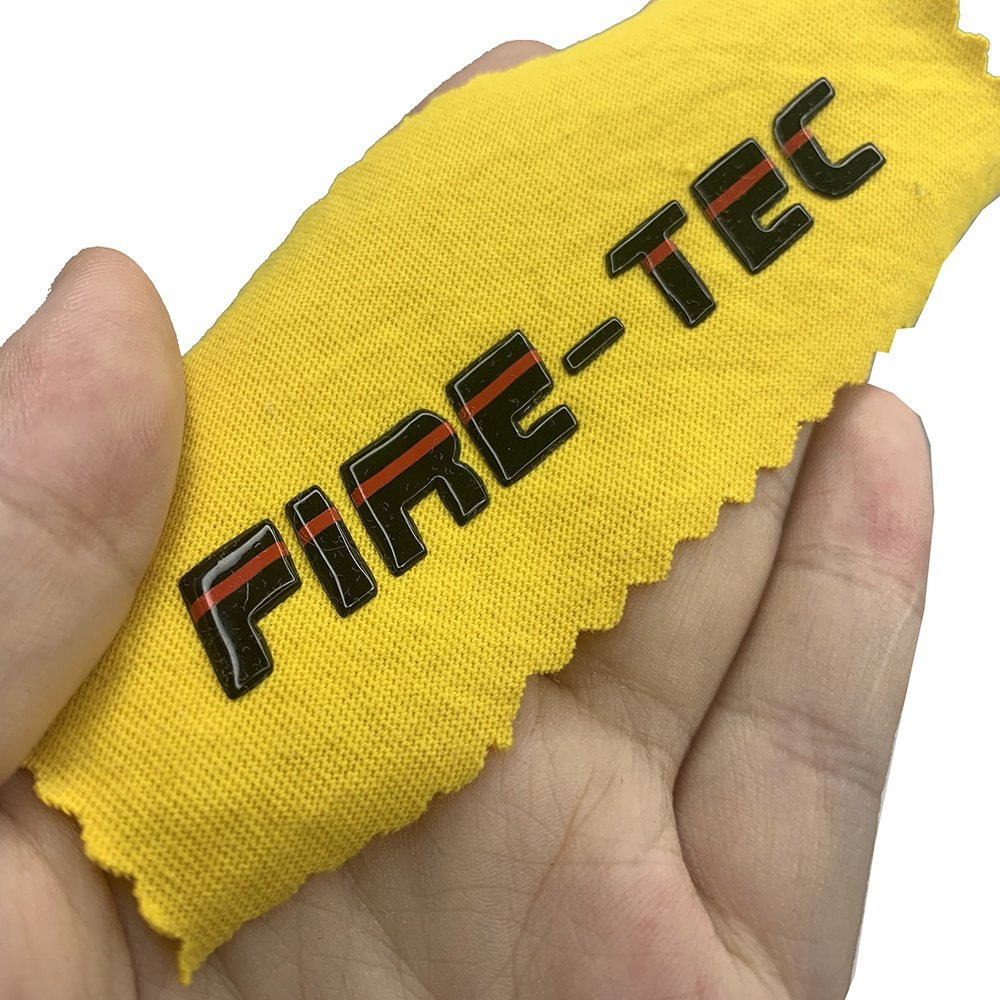 Iron On Labels Shiny Chrome Color Heat Transfer Stickers for T Shirts Customized Clothing Labels