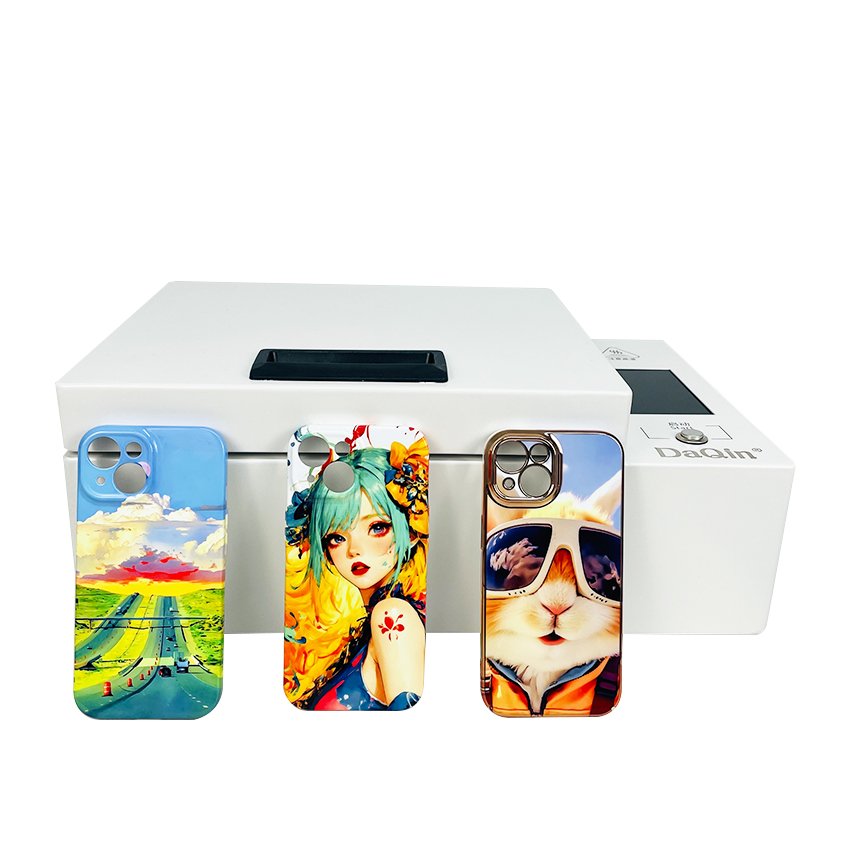 Daqin Mini 3D Thermal Transfer Printer Manual Grade Heat Transfer Printing Machine for Sublimation Phone Cases New Condition