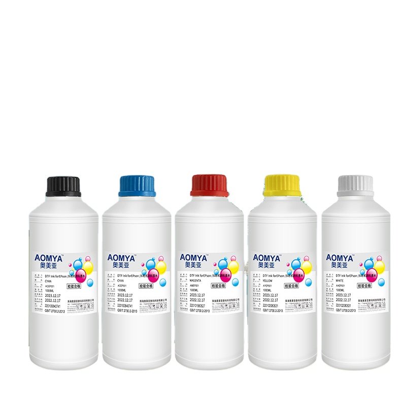 aomya 1L dtf ink for epn dtf printer i3200/xp600 30cm/60cm transfer printing and screen printing T-shirt patterns