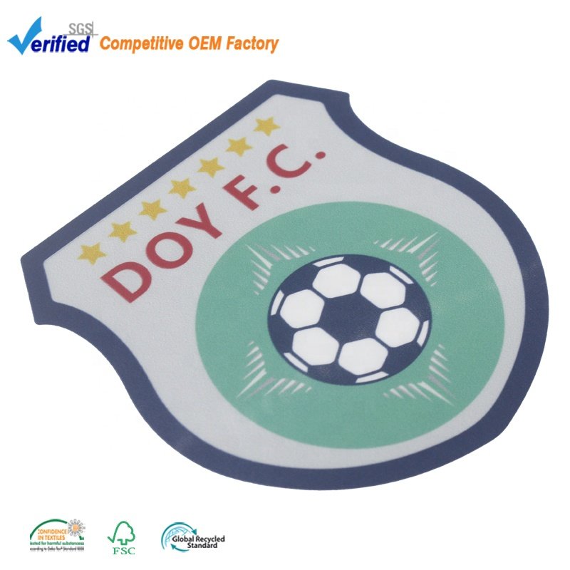 Clothing Labels Supplier Custom Printed Cartoon Logo Heat Transfer Plastisol DTF Sticker for T Shirts