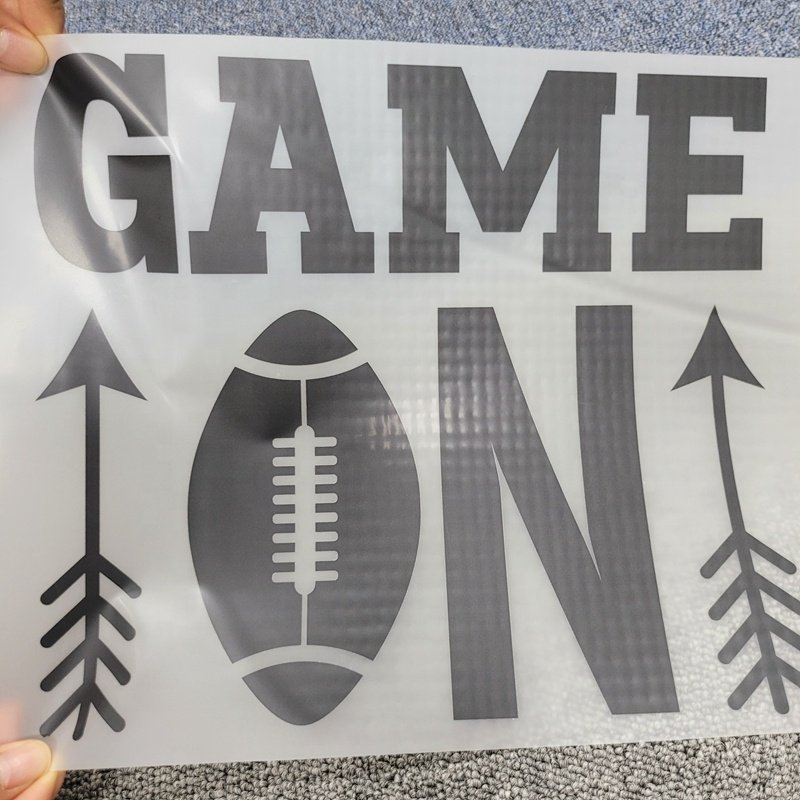 Wholesale Iron on Game Day Heat Transfer Vinyl Printed Design for Garment