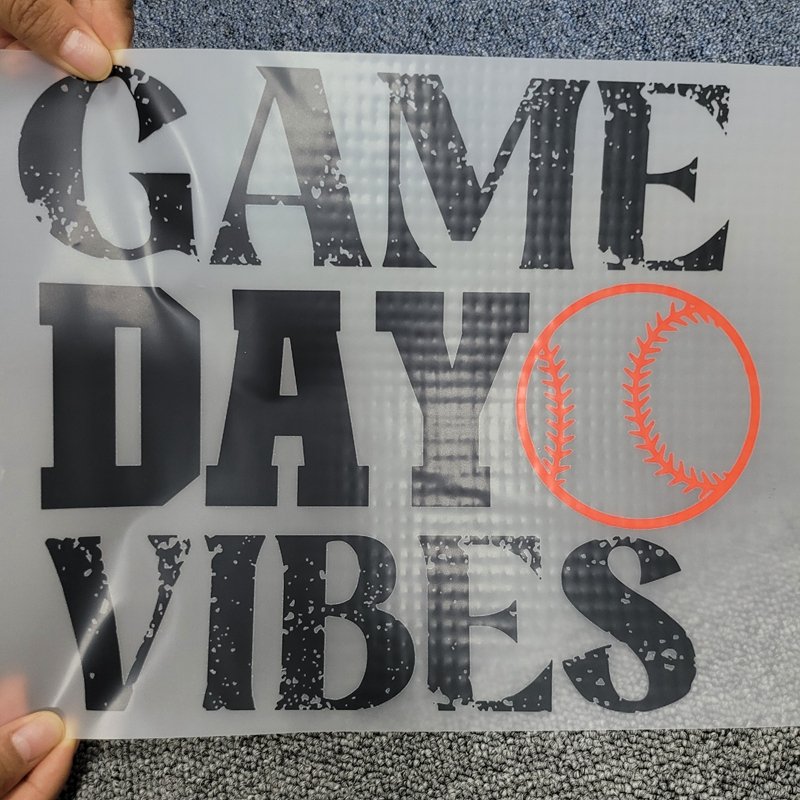 Wholesale Iron on Game Day Heat Transfer Vinyl Printed Design for Garment